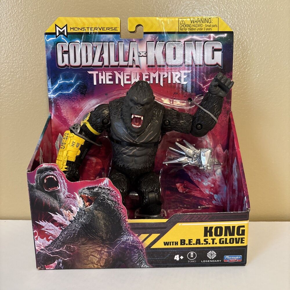 Godzilla x Kong: The New Empire Kong With B.E.A.S.T. Glove 6" Action Figure NIB